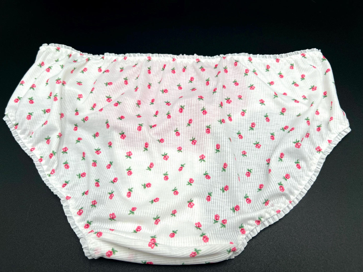 Nylon Satin Panties White MADE TO ORDER