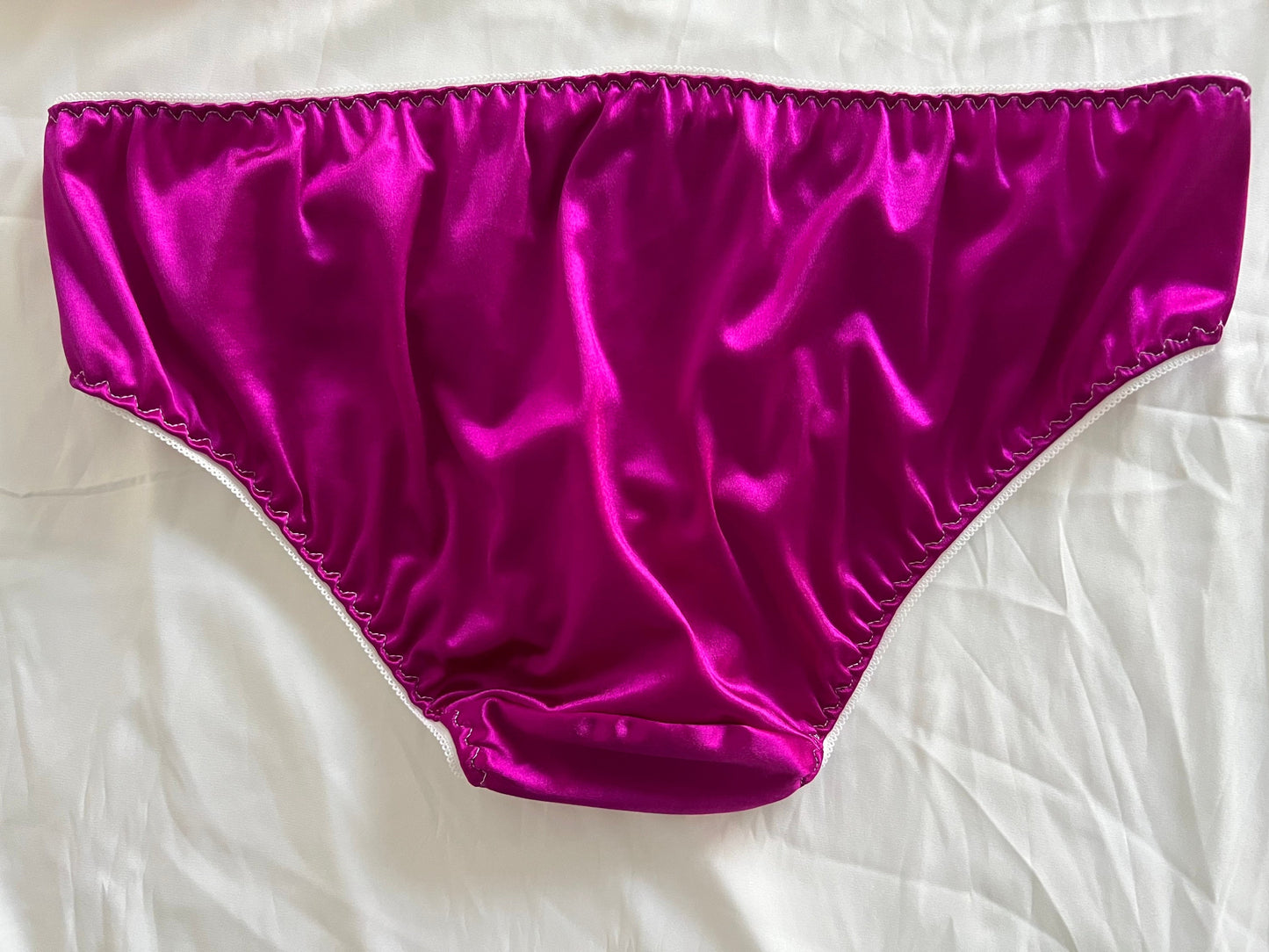 Nylon Satin and lace Brief MADE TO ORDER