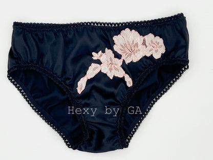 Silk Charmeuse Panties Scrunchie back MADE TO ORDER